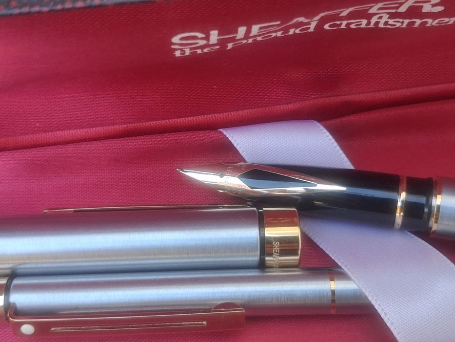 Canetas tinteiro Sheaffer Targa aparos 14K