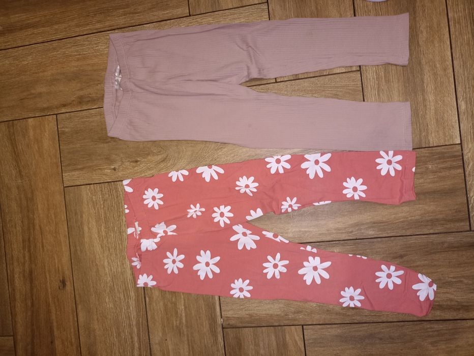 Zestaw spodni i legginsów 104 h&m zara