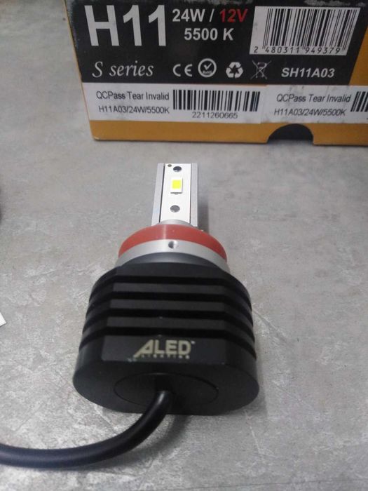 Светодиодные ПТФ лампы H11 24W (желтый свет)