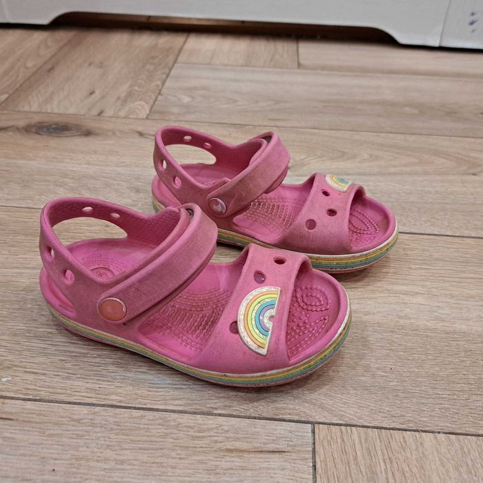 24 25 C9 Crocs dla dziewczynki róż sandałki
