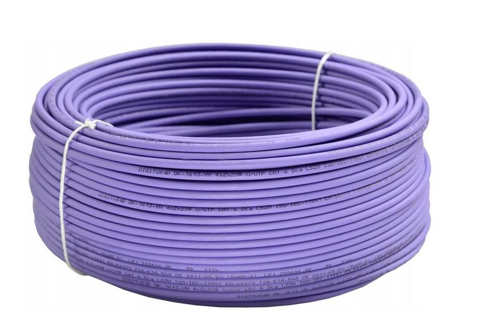 Kabel digitus ok 200m 6 cat, pozostałości po remoncie