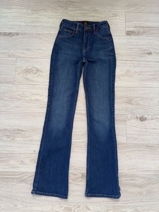 Spodnie damskie dzwony Lee