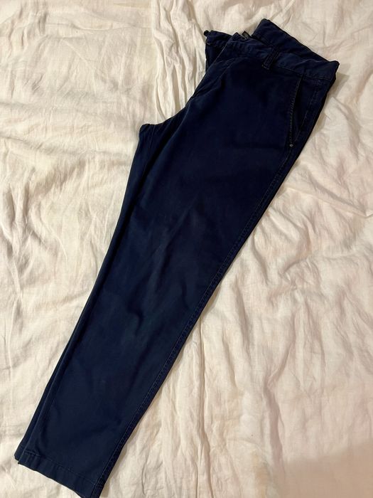 Granatowe spodnie Massimo Dutti