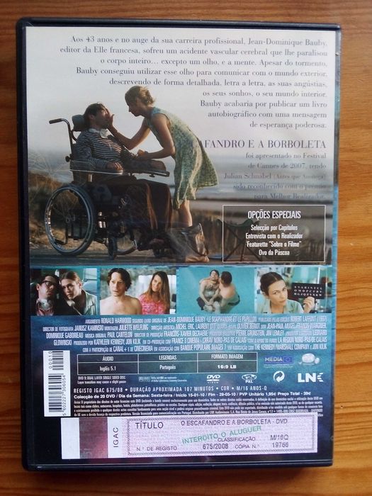 O Escafandro E A Borboleta Julian Schnabel Mathieu Amalric