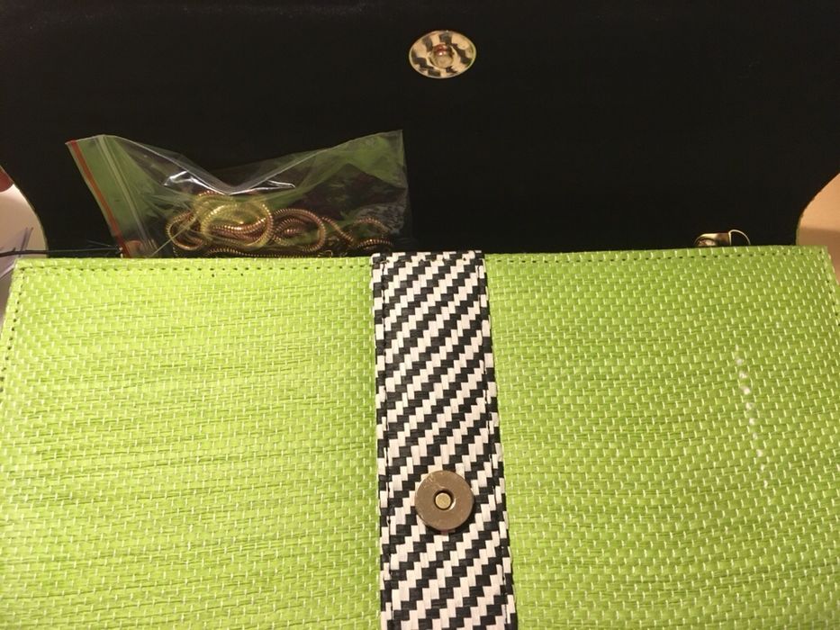 Pochete verde água vilanova