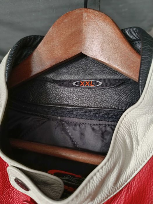 Blusão moto da Spidi pele, XXL.