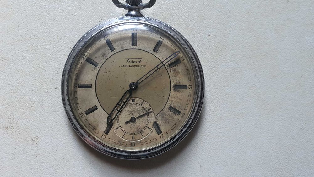 omega - tissot - fortis - zegarek kieszonkowy - 3 szt