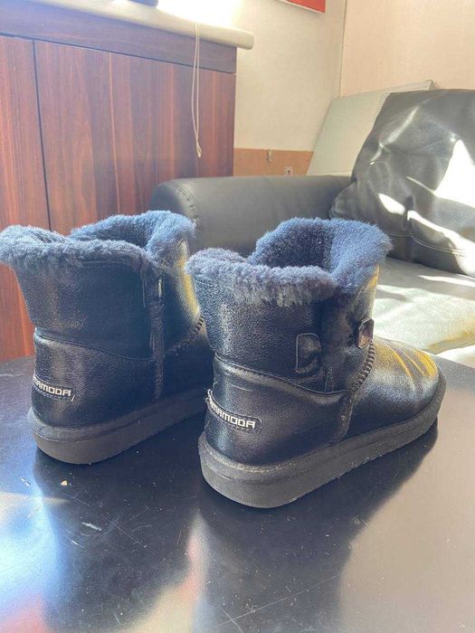 Zimowe buty ze sztucznego futra