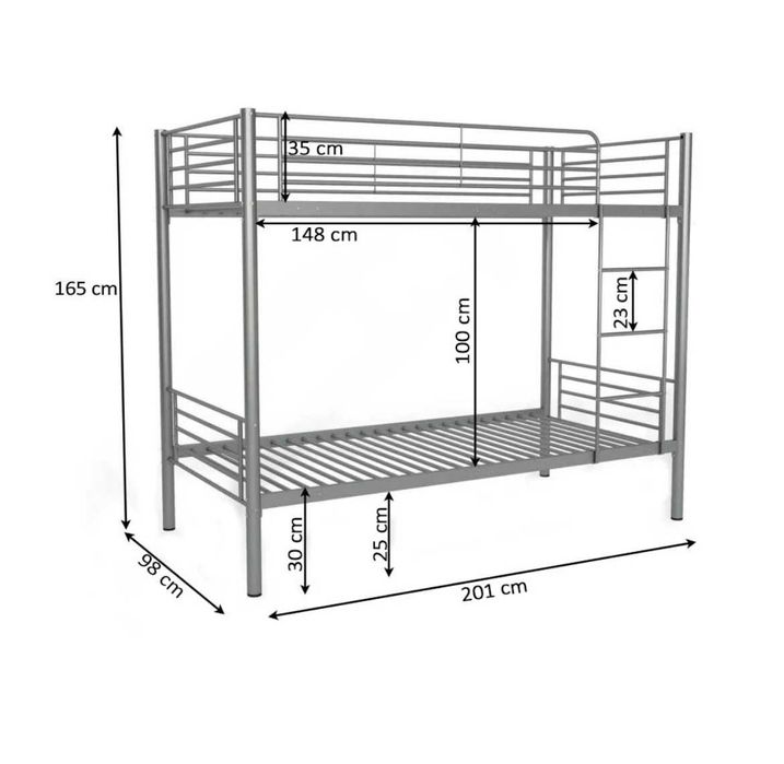 CAMA INDIVIDUAL METALICA BARATA