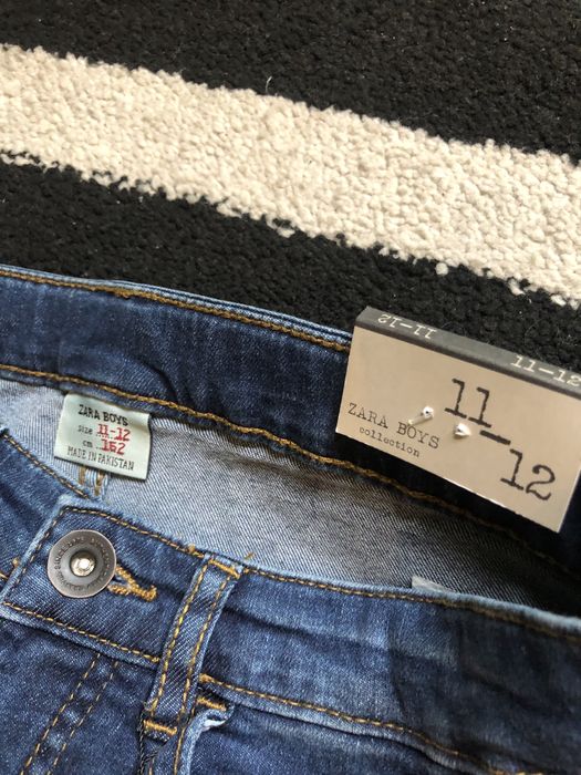 Spodnie zara granatowe