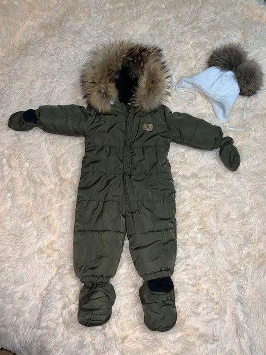 Дитячий теплий комбінезон на зріст 80 см