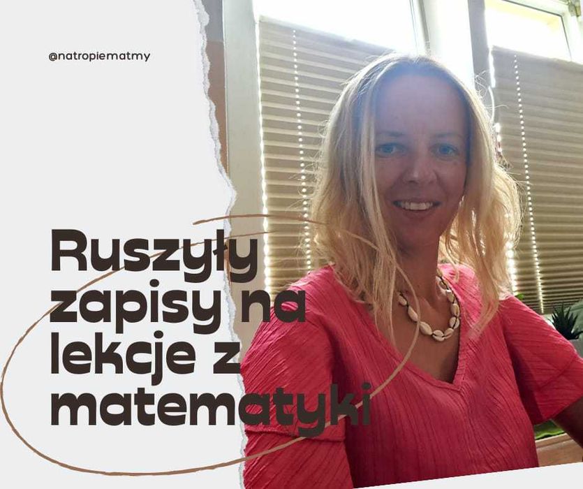 Korepetycje z MATEMATYKI matura, egzamin online lub stacjonarnie