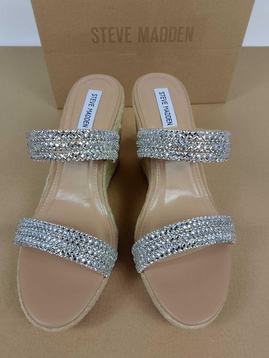 Steve Madden piękne klapki espadryle 41