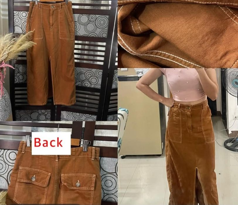 Spódnica brązowa mindi zara