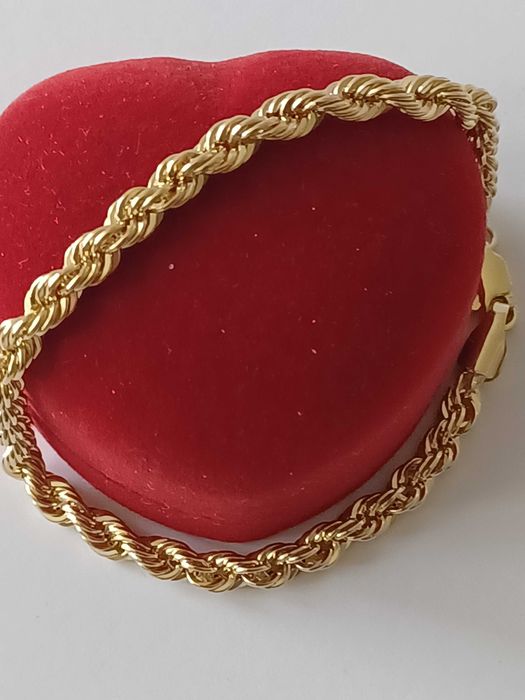 Bransoletka złota 14 karat próba 585