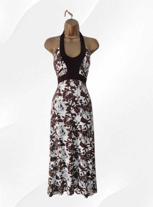 Mystery sukienka maxi vintage L