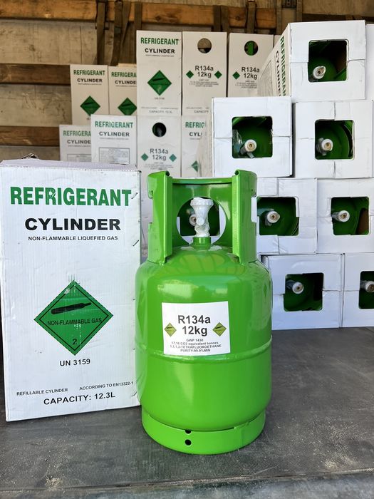 фреон  R134A.(13,6кг)(12кг). Та масло Pag46, 100!