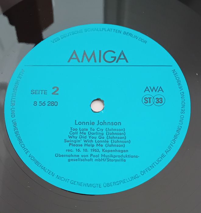 LP Lonnie Johnson, blues collection