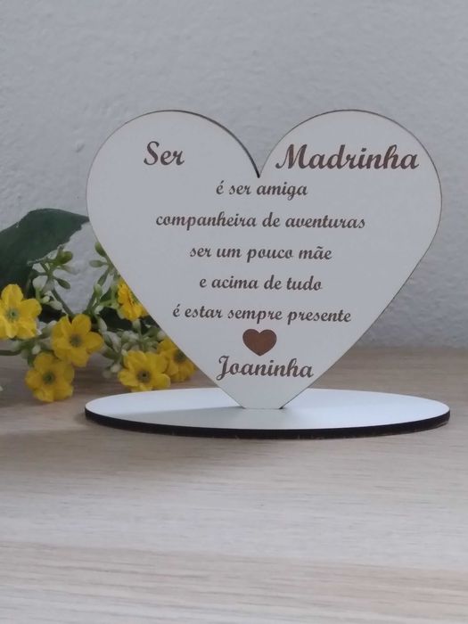 Coração em mdf personalizado