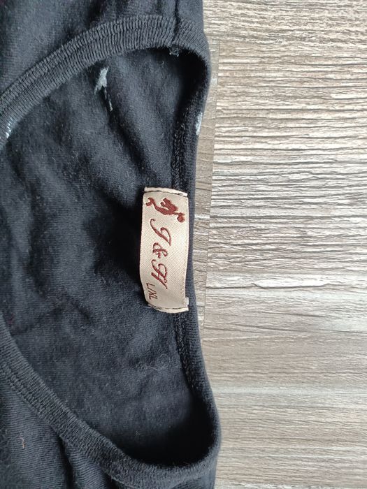 Bluzka damska czarna rozmiar L XL z ćwiekami