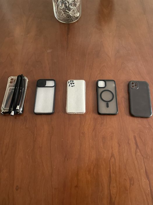 Conjunto 5 capas para iphone 11