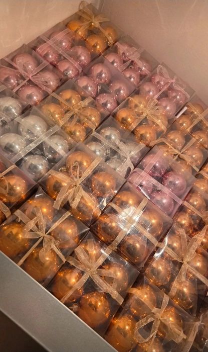 Bombki 20 sztuk plastikowe