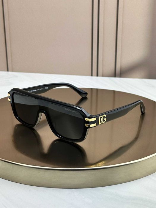 Сонцезахисні окуляри Dolce & Gabbana DG4507 чорні прямокутні вузькі, темна лінза, чоловічі унісекс, оригінал