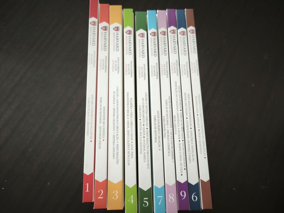 Enciclopédia da Saúde Harvard — Coleção Completa 10 Volumes | Muito Bom Estado