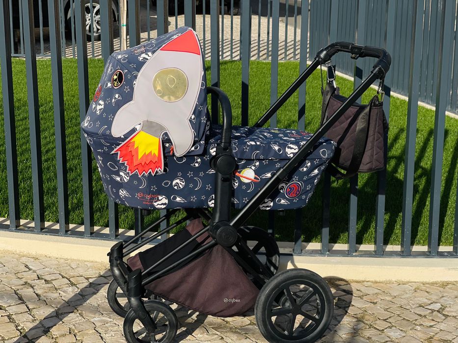 Carrinho de bebé Cybex Priam Platinum Lux Space Rocket All-Terrain