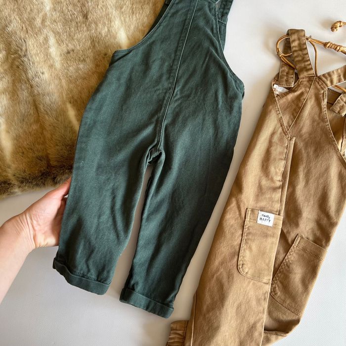 H&M Стильні комбінезони джинсові на весну 18-24 міс 1,5-2 роки