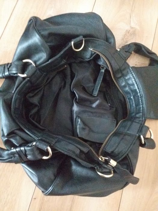 MAXMARA oryginalna skóra naturalna torebka shopper worek kuferek dżety