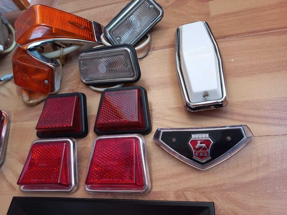 Волга Газ 24 2401 катафоты фонари СССР новые оригинал хром