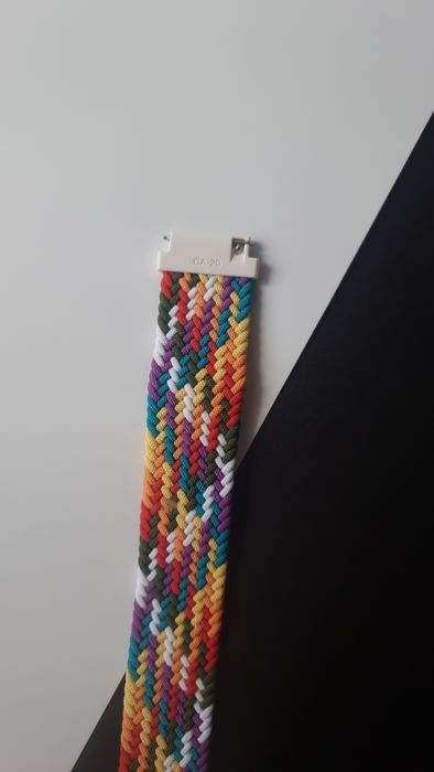 Pasek plecionego materiału 20 mm do zegarka Samsung, Huawei, Amazfit,
