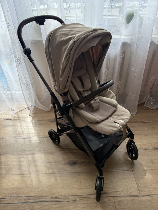 Cybex Melio Almond Beige beżowy nowe kółka