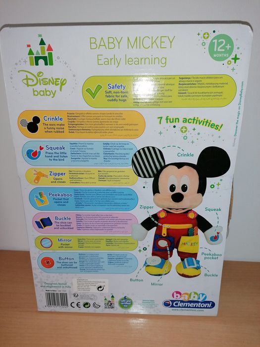 NOVO na Caixa - Baby Mickey 7 Actividades da Clementoni