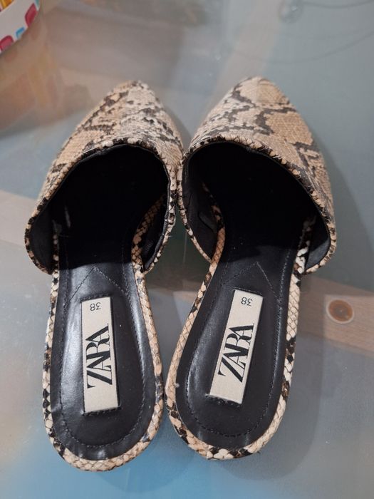 Mules animal print Zara