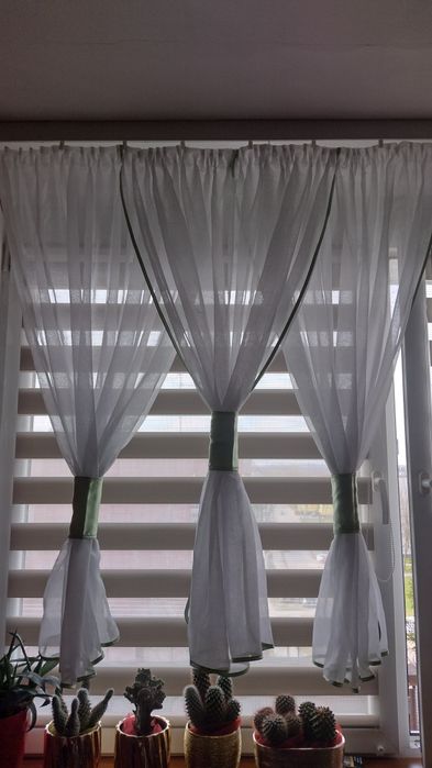 Firanka kresz biały 300/130