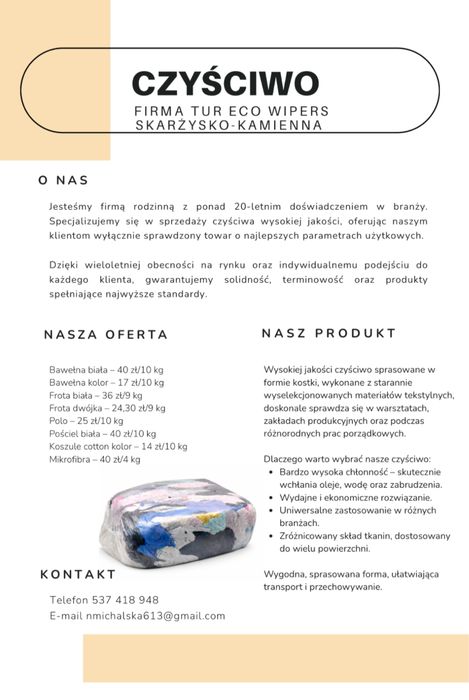 Sprzedam Najwyższej Jakości Czyścwio