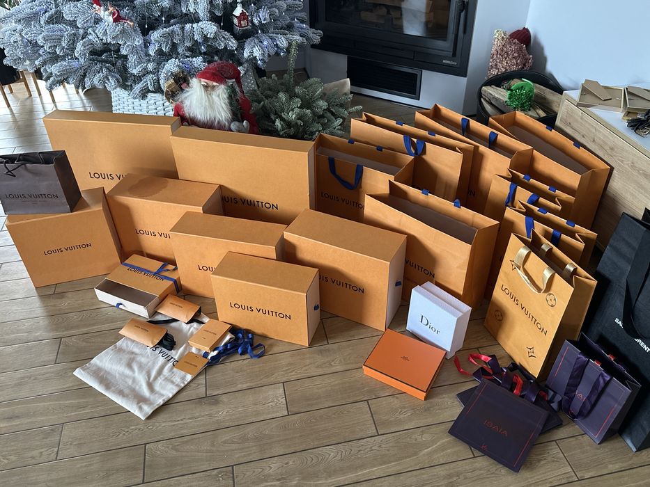 Louis Vuiton original, пакети, коробки одним лотом