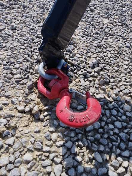 Podnośnik chwytak do drewna chwytak do big bagów