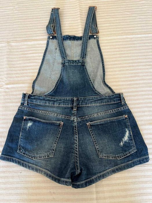 Zara ogrodniczki damskie krótkie S