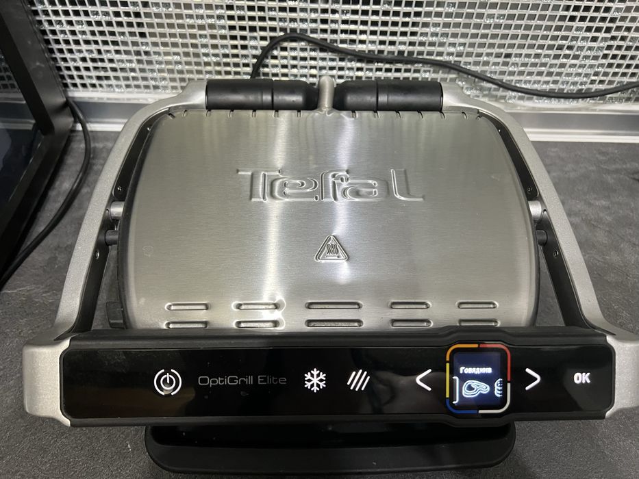 Гриль барбекю tefal optigrill elite gc750d30 электрогриль