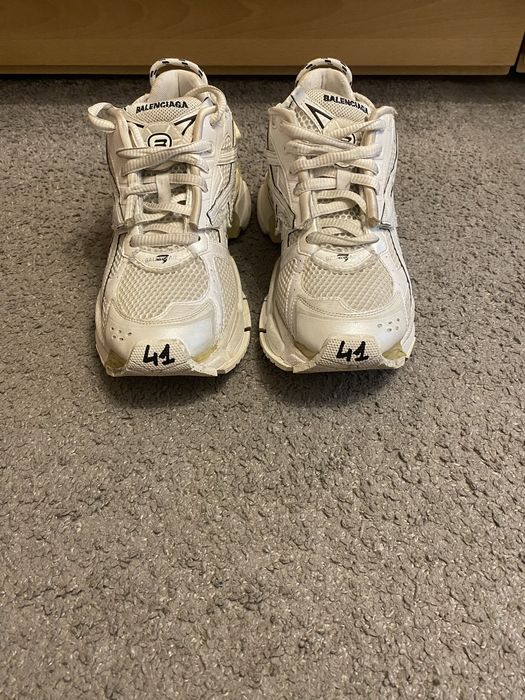 Balenciaga runner white 41 білі кросівки