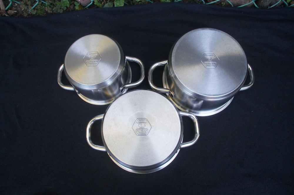 Garnki Fissler 3 sztuki