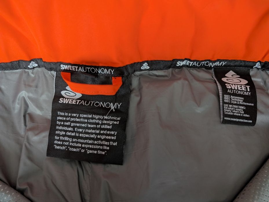 spodnie na deskę/narty SWEET AUTONOMY Gore-Tex pomarnczowe

Membrana G