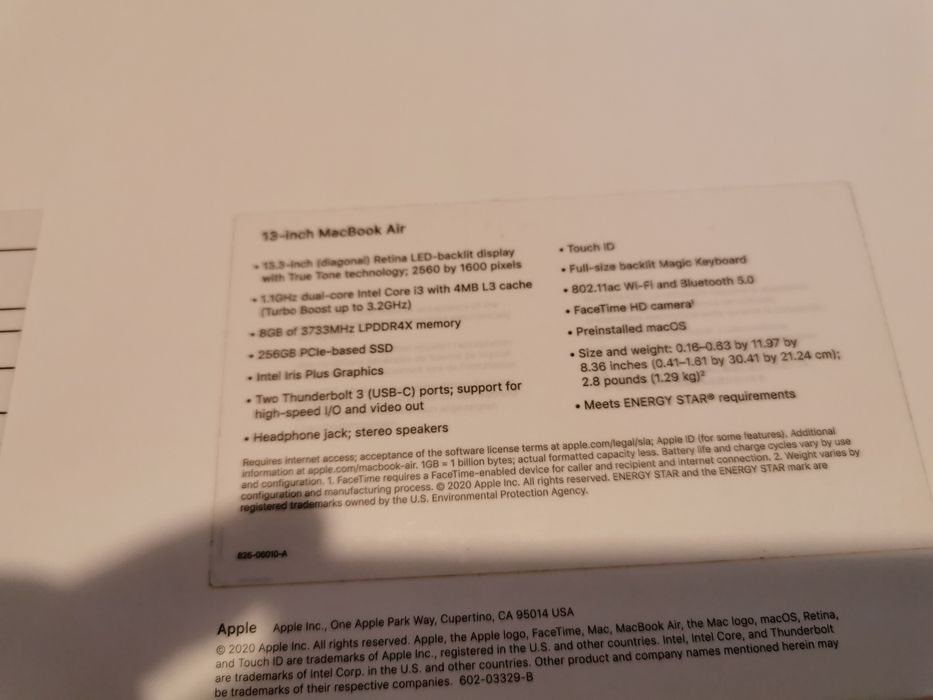 Laptop macbook air Gold tylko 68 cykli jak nowy