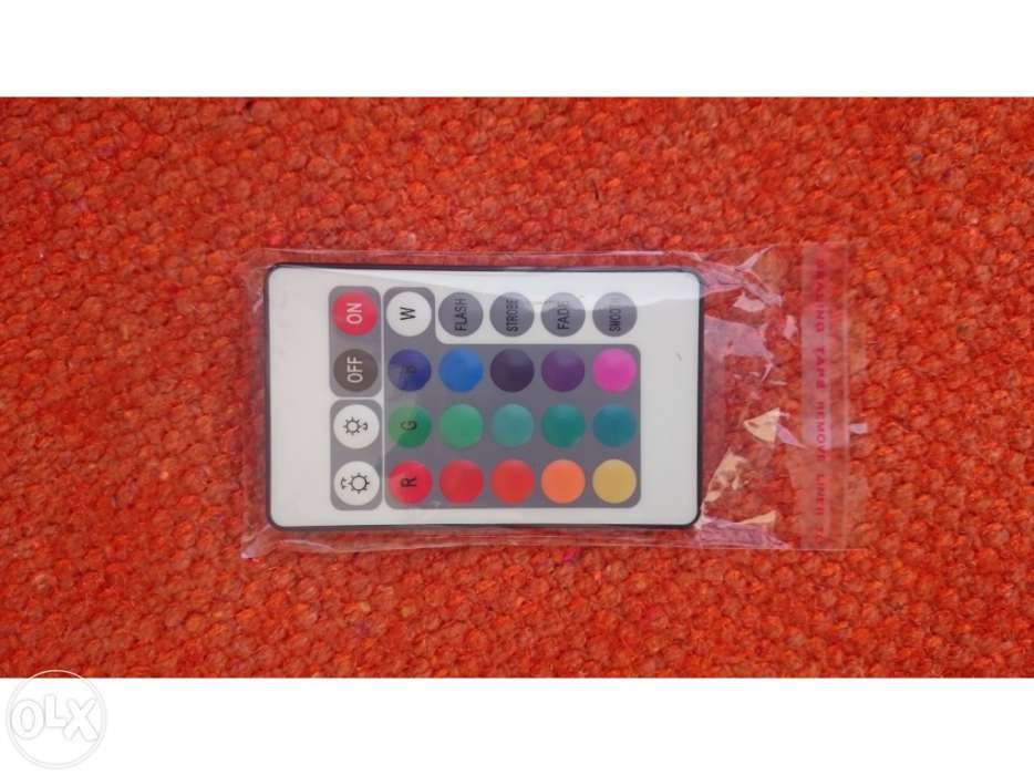 Projector led de 100w rgb - novo c/ comando