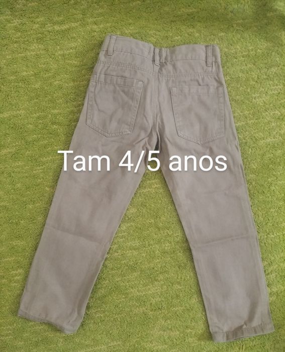Calças de ganga para menino tam4 tam5 e 6 anos