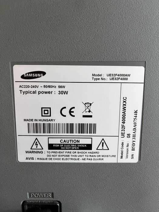 TV Samsung UE32F4000AW