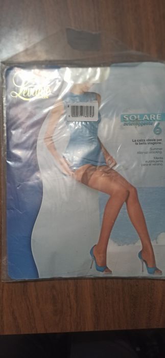 Капроновые белые  чулочки